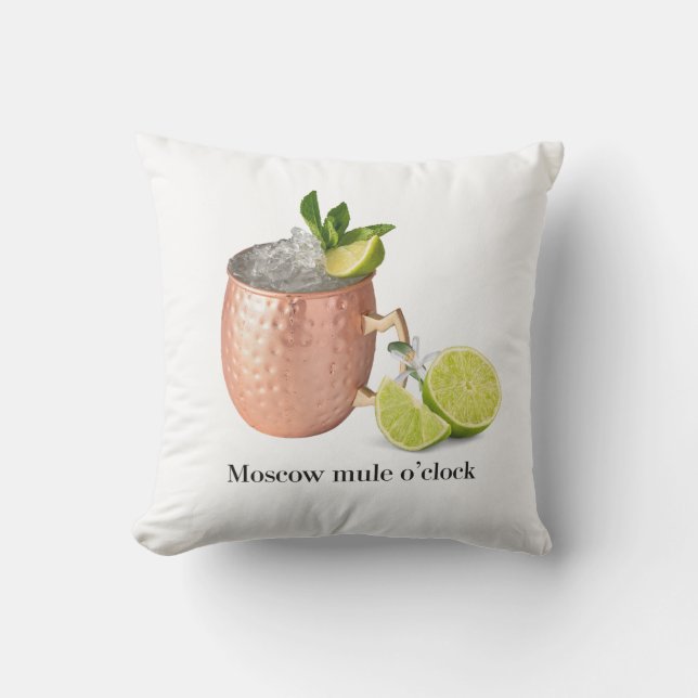 Moscow Mule O'clock Kissen (Vorderseite)