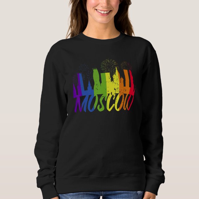 Moscow Pride Skyline  Pride Parade Moscow Sweatshirt (Vorderseite)