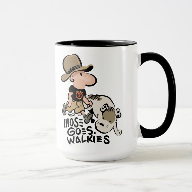 Mose Goes Walkies Tasse (Rechts)