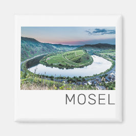 Moselle Calmont Loop Bremm Sunset River Souvenir Magnet