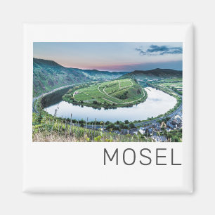 Moselle Calmont Loop Bremm Sunset River Souvenir Magnet