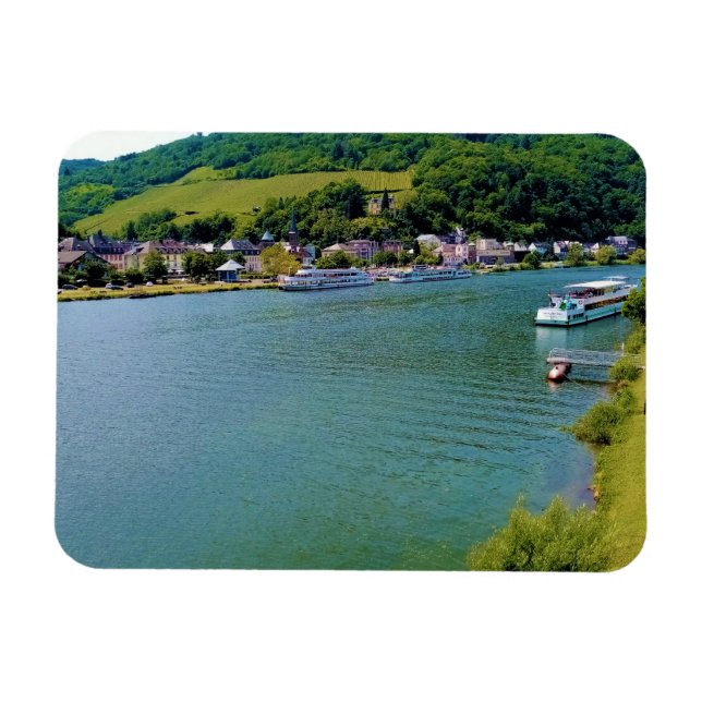 Moselle Deutschland Magnet (Horizontal)