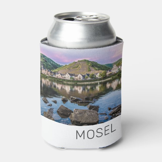 Moselle Ediger Eller Sunset River Cochem Souvenir Dosenkühler (Kanne Vorderseite)