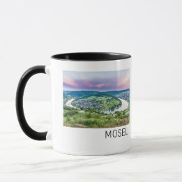Moselle Loop Sunset Kroev Panorama Deutschland Tasse