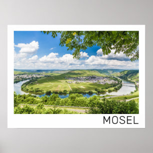Moselle Loop Trittenheim Panorama Deutschland Souv Poster