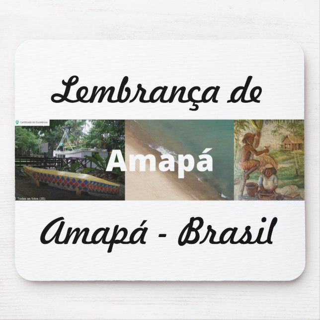 Mosepad Souvenir von Amapá Mousepad (Vorne)