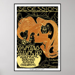 Moser Plakat:  Wien-Sezessions-Kunstausstellung Poster