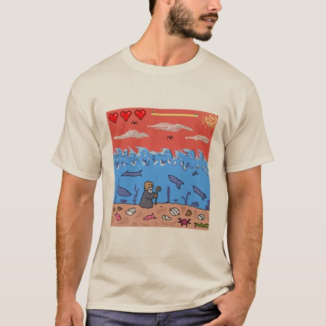 Moses 8-Bit Adventures T-Shirt (Vorderseite)