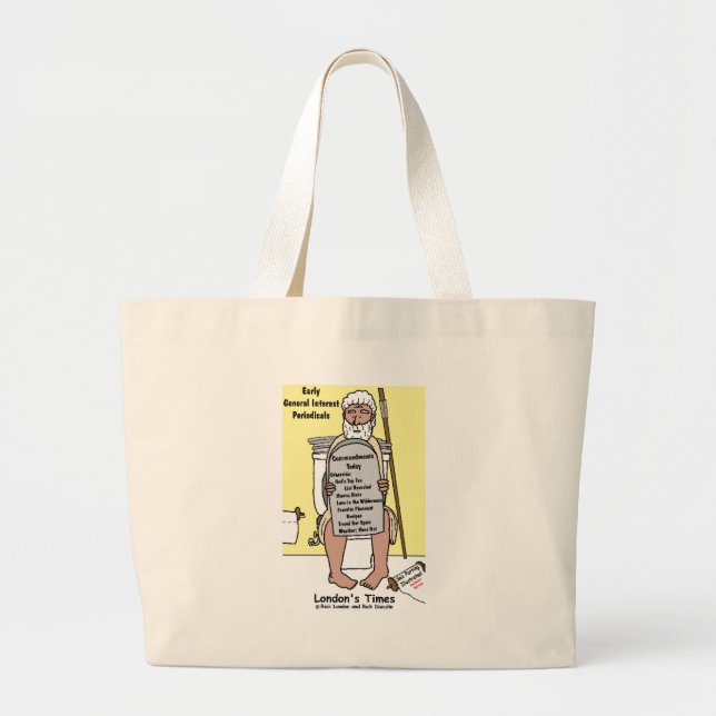 Moses' Bad Reading Funny Gaben & T-Shirts Jumbo Stoffbeutel (Vorne)