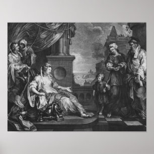Moses brought to Pharoah's Daughter, c.1752 Poster