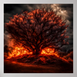 Moses Burning Bush Poster