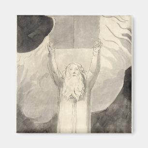 Moses, der das Gesetz, c.1780 empfängt (Bürste u Magnet