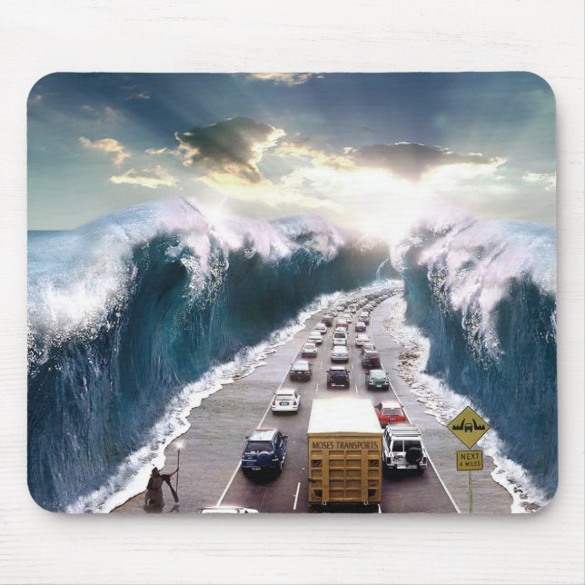 Moses, der das Meer 2008 zerteilt Mousepad (Vorne)