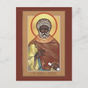 Moses, die äthiopische Gebetskarte Postkarte