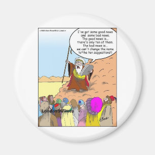 Moses & Die Zehn Vorschläge Lustige Geschenke & T- Magnet