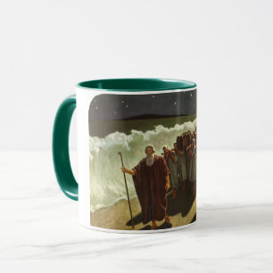 Moses Durchquerung des Roten Meeres, Vintage Relig Tasse