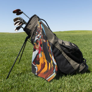 Moses führt die Menschen aus Ägypten Golf Handtuch