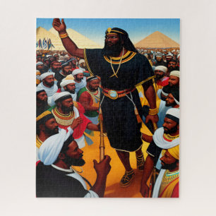 Moses führt die Menschen aus Ägypten Jigsaw Puzzle