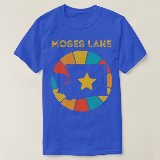 Moses Lake Washington Vintag Not Souvenir T-Shirt (Design vorne)