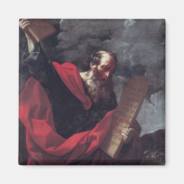 Moses mit den Tabletten des Gesetzes Magnet (Vorne)