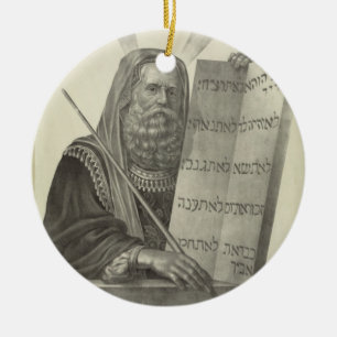 Moses-Ornament Keramik Ornament