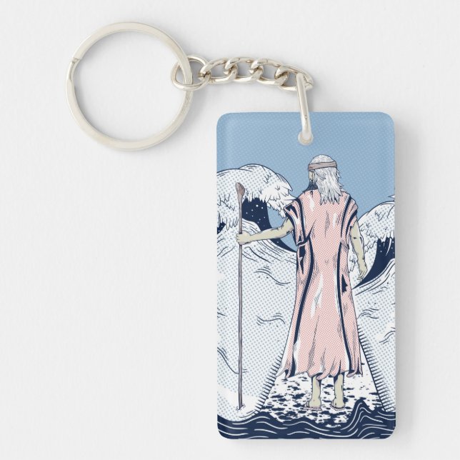 Moses parting the red sea schlüsselanhänger (Vorderseite)