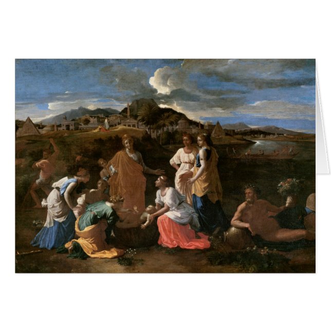 Moses rettete aus dem Wasser, 1647 (Vorderseite (Horizontal))