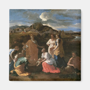 Moses rettete aus dem Wasser, 1647 Magnet