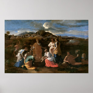 Moses rettete aus dem Wasser, 1647 Poster