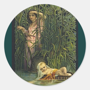Moses Runder Aufkleber