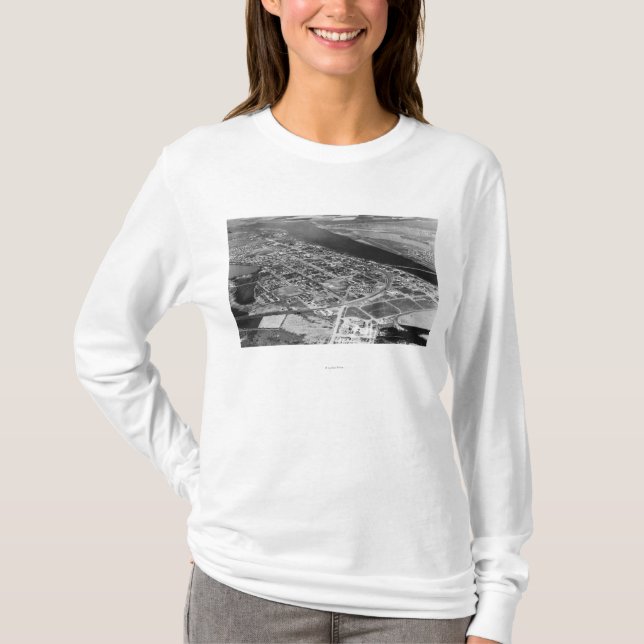 Moses See, WA Luftaufnahme von der T-Shirt (Vorderseite)