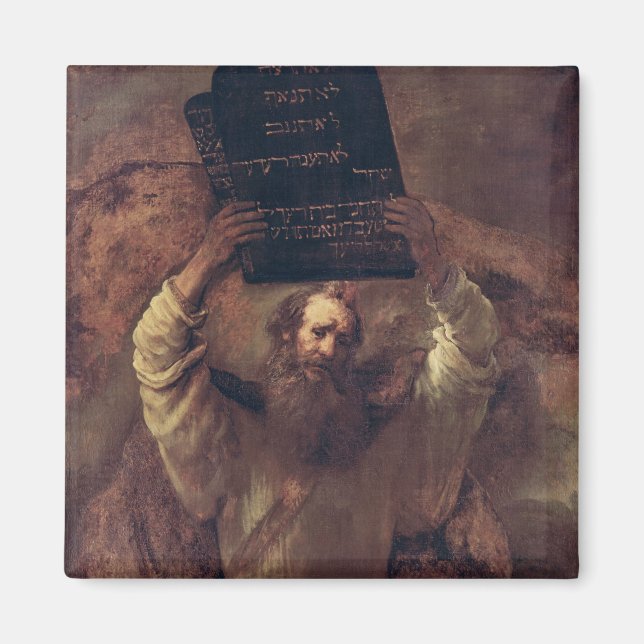 Moses Smashing the Tablets of the Law, 1659 Magnet (Vorne)