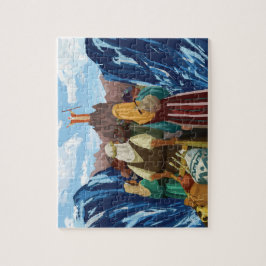 Moses teilt das Rote Meer-Puzzle