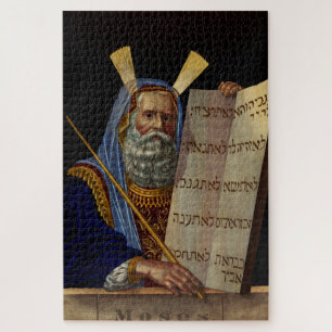 Moses und die Gesetzestafeln Kunst