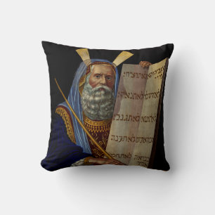 Moses und die Gesetzestafeln Kunst Kissen