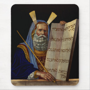 Moses und die Gesetzestafeln Kunst Mousepad