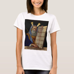 Moses und die Gesetzestafeln Kunst T-Shirt