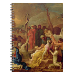 Moses und die unverschämte Schlange, c.1653-54 (Öl Notizblock