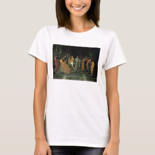 Moses und die unverschämte Schlange (Öl auf T-Shirt