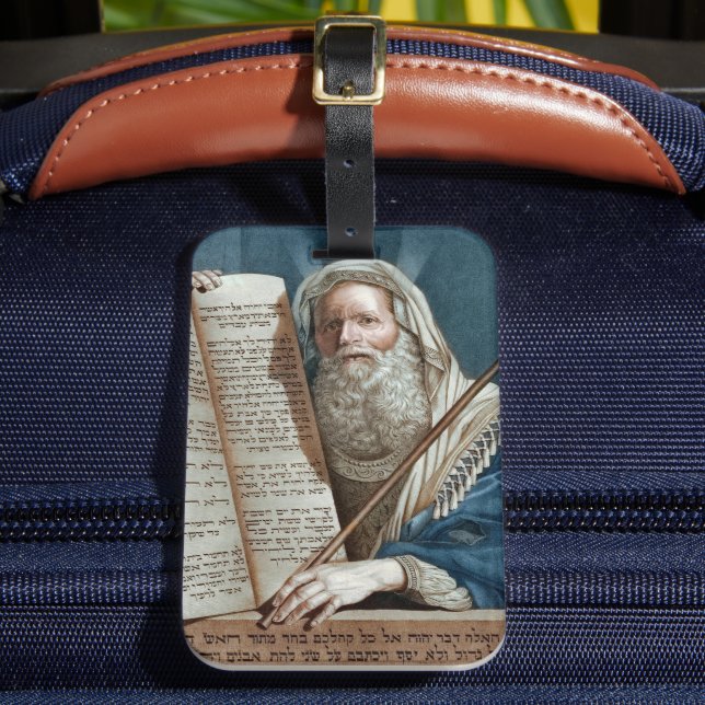 Moses und die zehn Gebote Gepäckanhänger (Vorderseite Insitu 2)