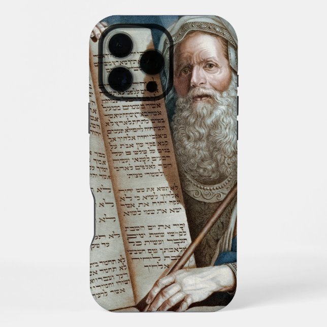 Moses und die zehn Gebote iPhone 16 Pro Max Hülle (Rückseite)
