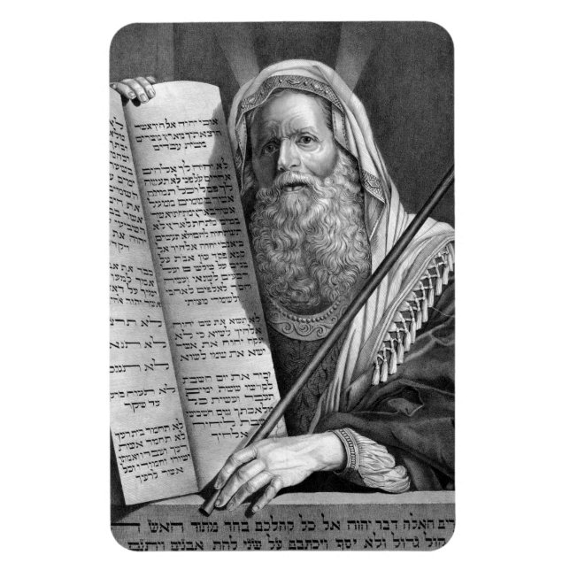 Moses und die zehn Gebote Magnet (Vertikal)