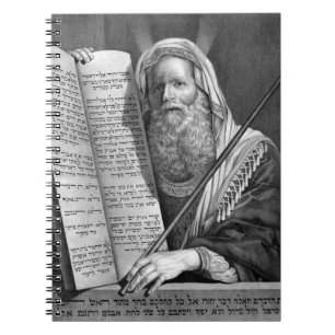 Moses und die zehn Gebote Notizblock