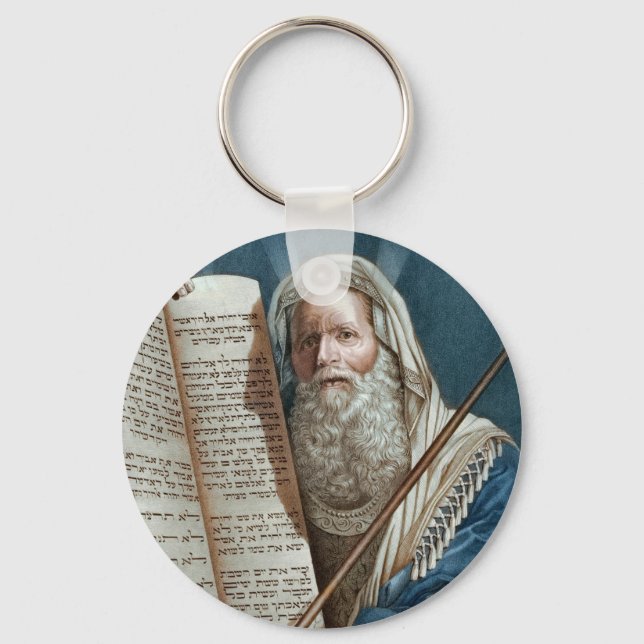 Moses und die zehn Gebote Schlüsselanhänger (Vorderseite)