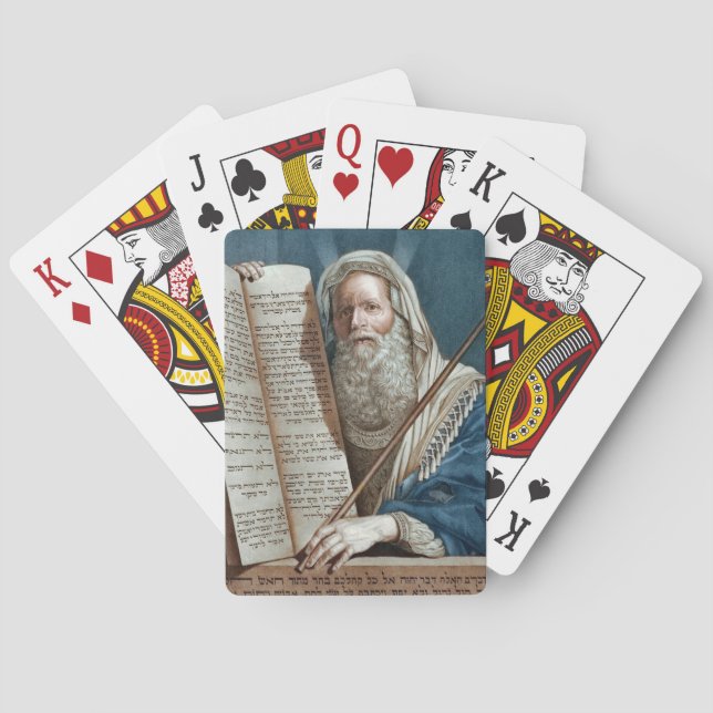 Moses und die zehn Gebote Spielkarten (Rückseite)