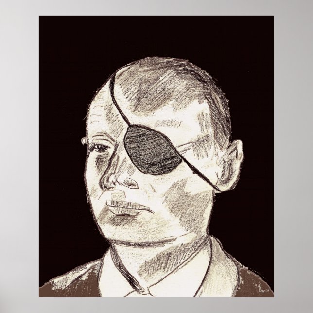 Moshe Dayan Poster (Vorne)