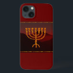 Moshe ist Menorah iPhone 13 Hülle<br><div class="desc">In der Tora wird Moshe Rabbenu gesagt: "Du sollst eine Menorah aus reinem Gold machen, verprügelt werden, die Menorah wird hergestellt werden, ihr Fuß, ihr Ast, ihre Kugeln, ihre Knöpfe und ihre Blume werden daraus gequält werden " [Schmälert 25:31] und später "Sehen Sie, und konstruieren Sie, gemäß ihrer Form, die...</div>