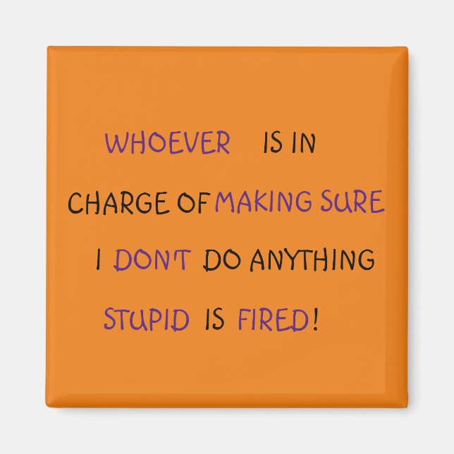 Moshe Square Magnet 2 (Vorne)