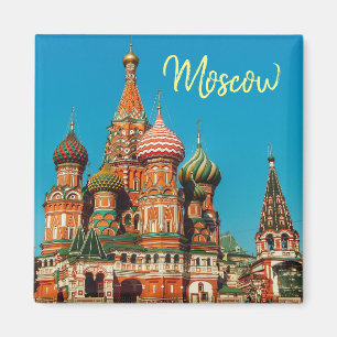Moskau City St Basil's Cathedral Landschaftsmagnet Magnet
