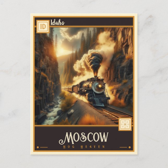 Moskau, Idaho | VINTAG Postkarte (Vorderseite)